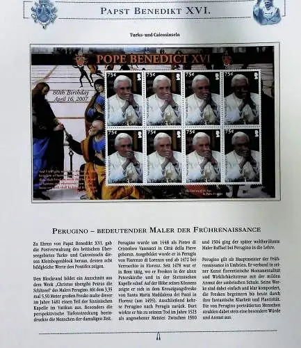 Sammlung "Papst Benedict XVI." (alle Seiten sind unten abgebildet)