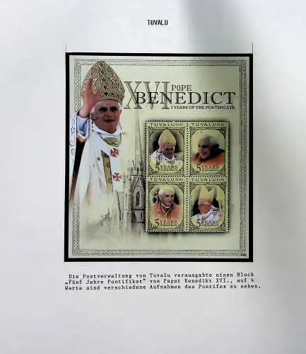 Sammlung "Papst Benedict XVI." (alle Seiten sind unten abgebildet)