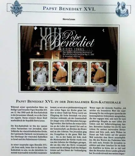 Sammlung "Papst Benedict XVI." (alle Seiten sind unten abgebildet)