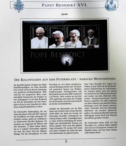 Sammlung "Papst Benedict XVI." (alle Seiten sind unten abgebildet)