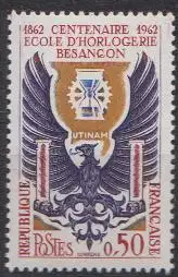 Frankreich MiNr. 1396 Uhrmacherfachschule Besancon (0,50)