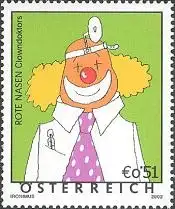 Österreich Mi.Nr. 2390 ROTE NASEN Clowndoctors (0,51)