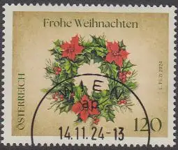 Österreich MiNr. 3835 Weihnachten, Weihnachtskranz (120)