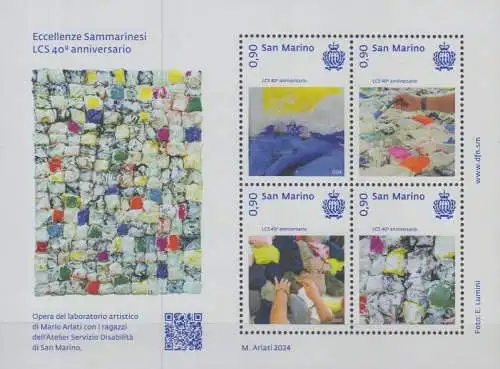 San Marino Mi.Nr. Block 115, 40 Jahre Jahre San-marinesisches Chemielaboratorium