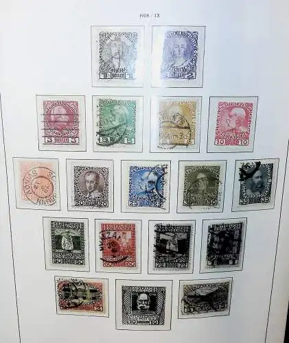 Sammlung Österreich 1850 bis 1965, unten alles abgebildet