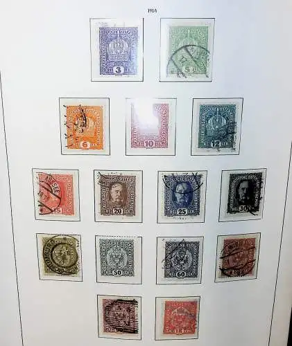 Sammlung Österreich 1850 bis 1965, unten alles abgebildet