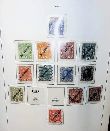 Sammlung Österreich 1850 bis 1965, unten alles abgebildet
