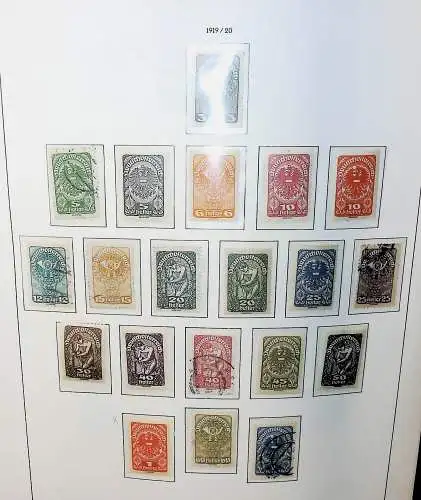Sammlung Österreich 1850 bis 1965, unten alles abgebildet