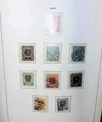 Sammlung Österreich 1850 bis 1965, unten alles abgebildet