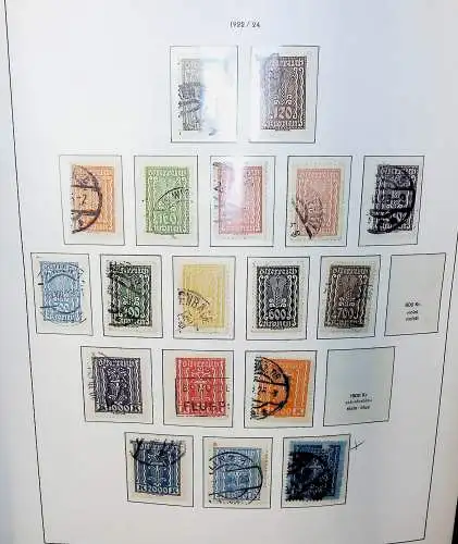 Sammlung Österreich 1850 bis 1965, unten alles abgebildet