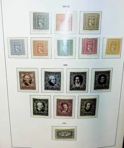 Sammlung Österreich 1850 bis 1965, unten alles abgebildet