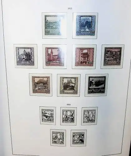 Sammlung Österreich 1850 bis 1965, unten alles abgebildet