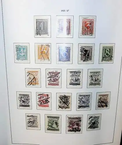 Sammlung Österreich 1850 bis 1965, unten alles abgebildet