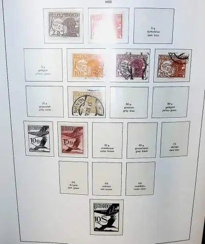 Sammlung Österreich 1850 bis 1965, unten alles abgebildet