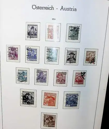 Sammlung Österreich 1850 bis 1965, unten alles abgebildet