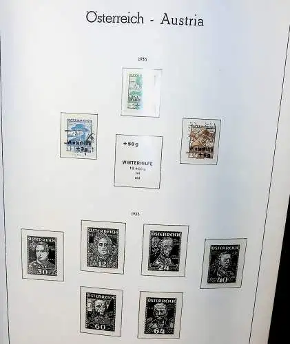 Sammlung Österreich 1850 bis 1965, unten alles abgebildet
