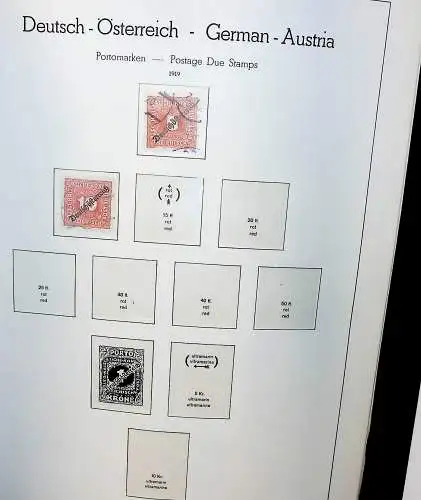 Sammlung Österreich 1850 bis 1965, unten alles abgebildet