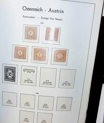 Sammlung Österreich 1850 bis 1965, unten alles abgebildet