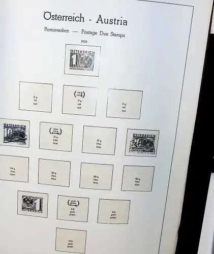 Sammlung Österreich 1850 bis 1965, unten alles abgebildet