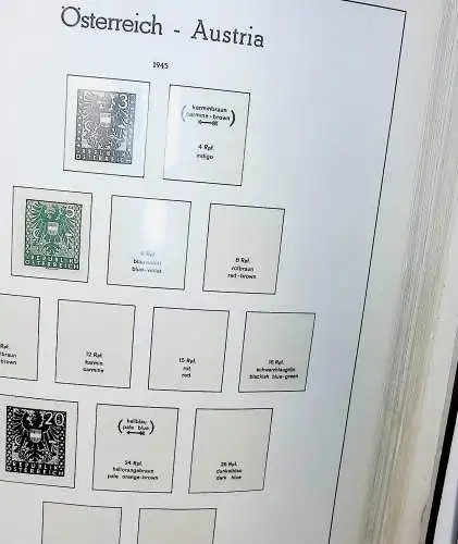 Sammlung Österreich 1850 bis 1965, unten alles abgebildet