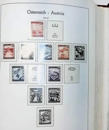 Sammlung Österreich 1850 bis 1965, unten alles abgebildet