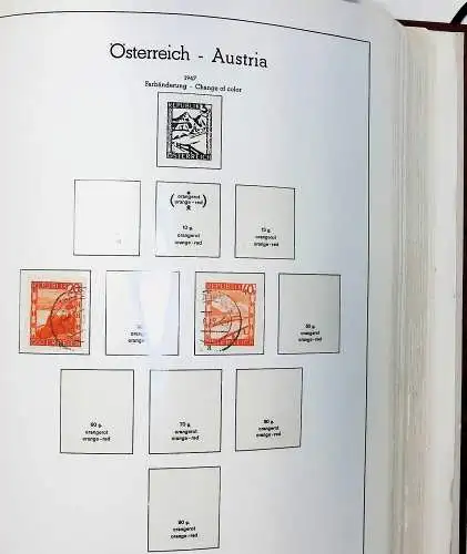 Sammlung Österreich 1850 bis 1965, unten alles abgebildet