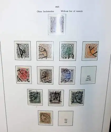 Sammlung Österreich 1850 bis 1965, unten alles abgebildet