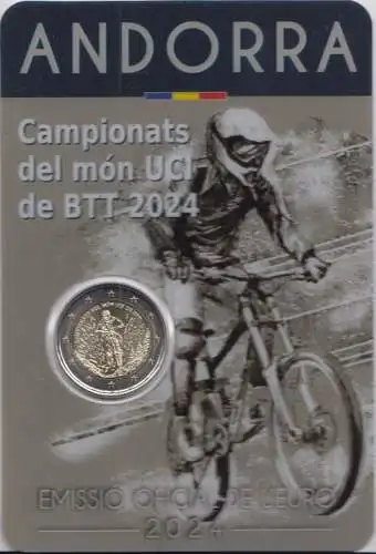 Andorra 2024, 2 €, Mountenbike WM