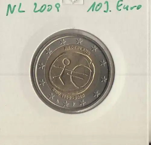 Niederlande 2009 WWU 10 Jahre € Strichmännchen