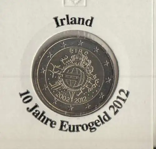 Irland 2012 10 Jahre Eurobargeld