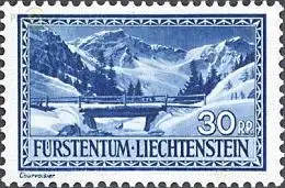 Liechtenstein Mi.Nr. 132 Freim. Alpe Valüna (30)