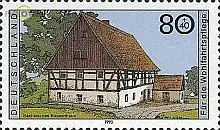 D,Bund Mi.Nr. 1820 Wohlf. 95, Bauernhaus Sachsen (80+40)