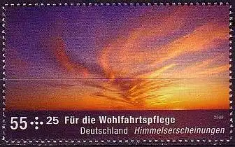 D,Bund Mi.Nr. 2708 Wohlfahrt, Himmelserscheinungen, Sonnenuntergang (55+25)