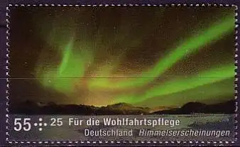 D,Bund Mi.Nr. 2709 Wohlfahrt, Himmelserscheinungen, Nordlicht (55+25)