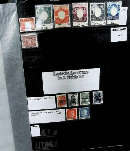 Samml. Deutschland von 1880 bis 1988 (**, *, o.G.), DR, Zonen, Saarland und DDR