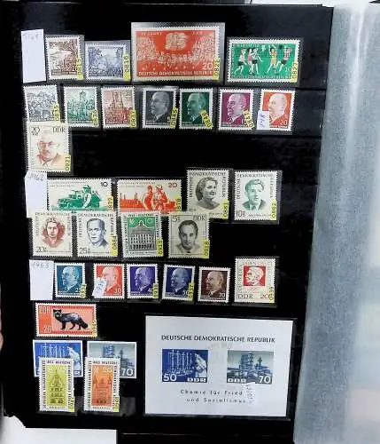 Samml. Deutschland von 1880 bis 1988 (**, *, o.G.), DR, Zonen, Saarland und DDR