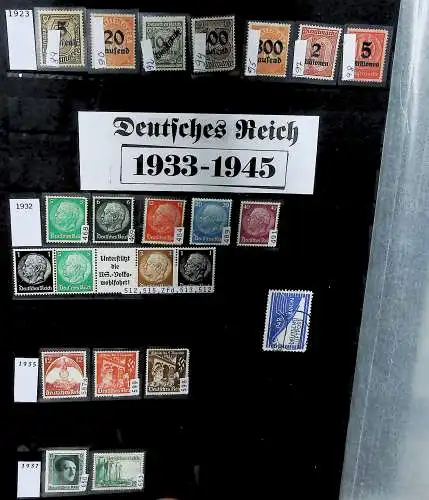 Samml. Deutschland von 1880 bis 1988 (**, *, o.G.), DR, Zonen, Saarland und DDR