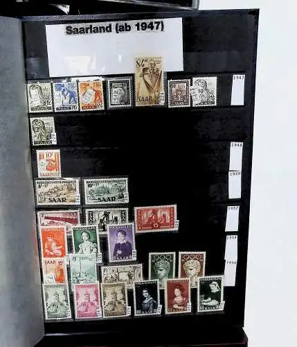 Samml. Deutschland von 1880 bis 1988 (**, *, o.G.), DR, Zonen, Saarland und DDR