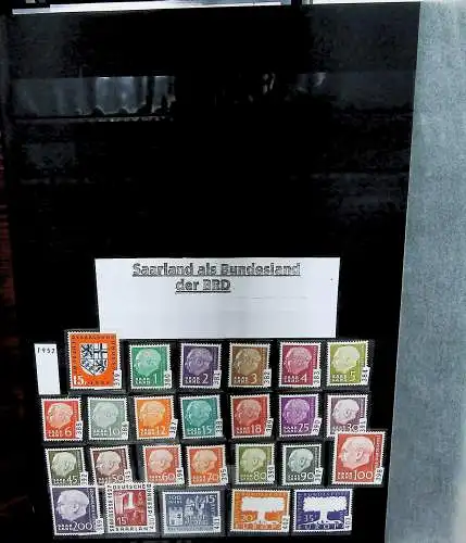 Samml. Deutschland von 1880 bis 1988 (**, *, o.G.), DR, Zonen, Saarland und DDR