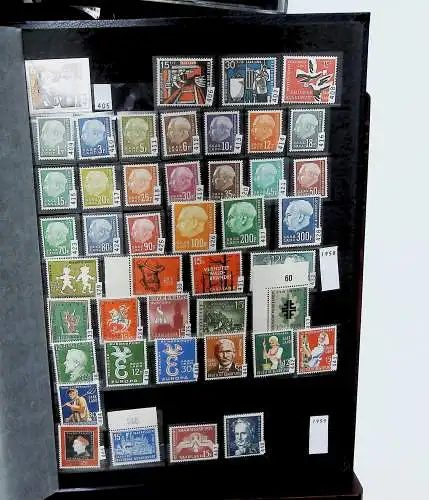 Samml. Deutschland von 1880 bis 1988 (**, *, o.G.), DR, Zonen, Saarland und DDR