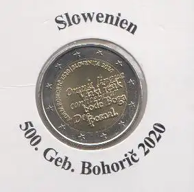 Slowenien 2020, 500. Geb. Bohoric 