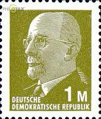 D,DDR Mi.Nr. 1540 Freim. Ulbricht, Rollenmarke (1 M)