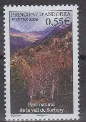 Andorra franz Mi.Nr. 649 Naturschutzgebiet Sorteny-Tal (0,55[