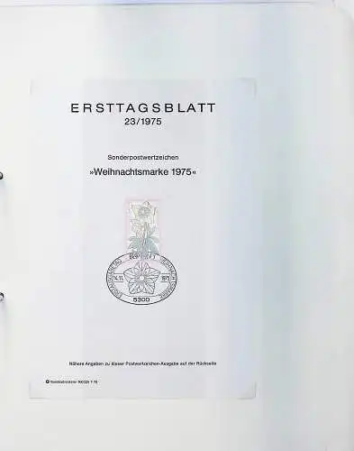 Belege BRD, Berlin und DDR auf Blättern, alle Seiten unten abgebildet