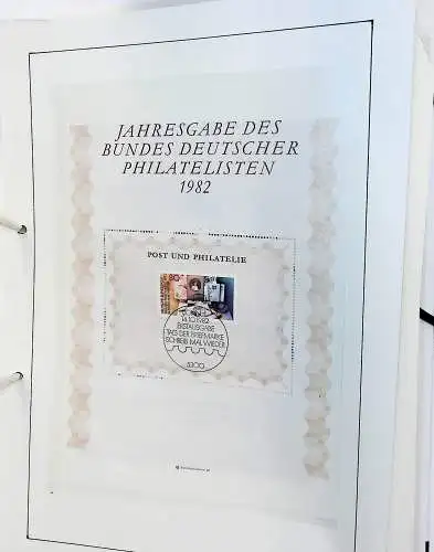 Belege BRD, Berlin und DDR auf Blättern, alle Seiten unten abgebildet
