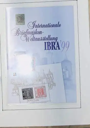 Motive auf Briefmarken zum Thema "Post in Deutschland", alles unten abgebildet
