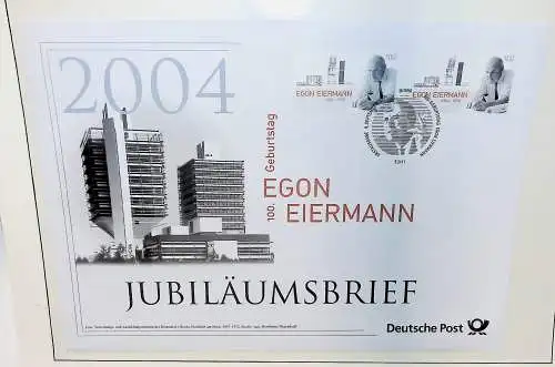 Sammlung "Jubiläumsbriefe" Deutsche Post, alle Briefe unten abgebildet