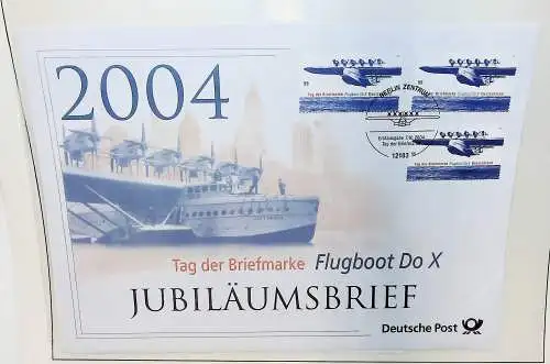 Sammlung "Jubiläumsbriefe" Deutsche Post, alle Briefe unten abgebildet
