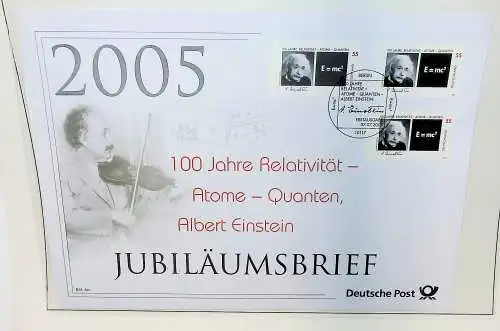 Sammlung "Jubiläumsbriefe" Deutsche Post, alle Briefe unten abgebildet