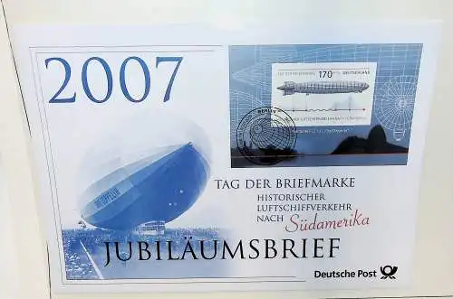 Sammlung "Jubiläumsbriefe" Deutsche Post, alle Briefe unten abgebildet